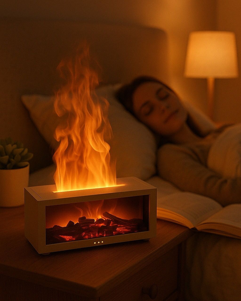 Дифузер за етерични масла, тип камина Hitino®