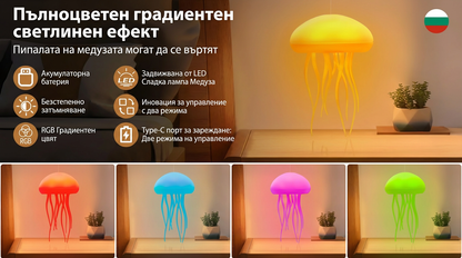 LED лампа „Медуза“ – уют и релакс за всяка вечер