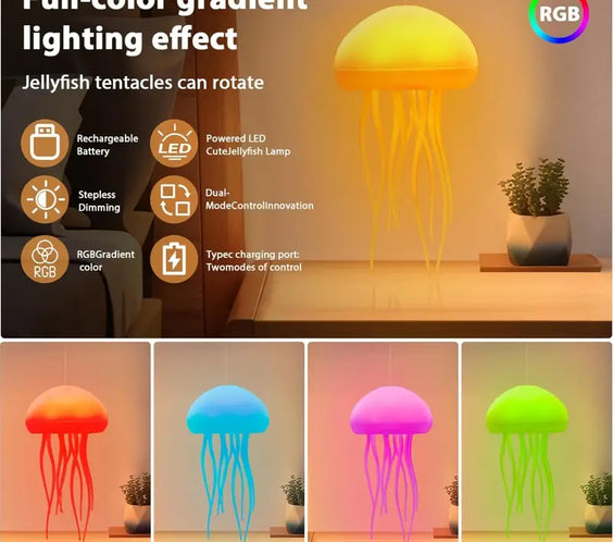 LED амбиентна лампа Jellyfish, Hitino®